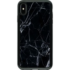 Coque iPhone Xs Max - Hybrid Armor noir Marble Black 01