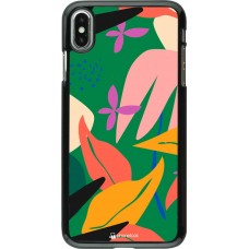 Coque iPhone Xs Max - Abstract Jungle