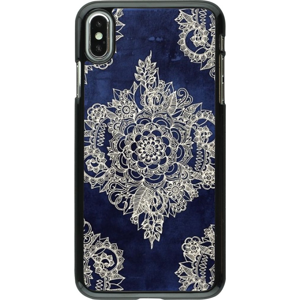 Hülle iPhone Xs Max - Cream Flower Moroccan