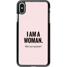 Hülle iPhone Xs Max - I am a woman