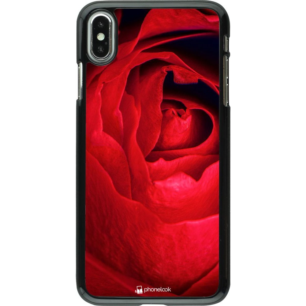 Coque iPhone Xs Max - Valentine 2022 Rose