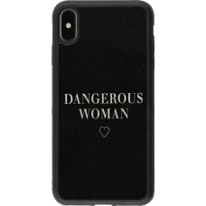 Hülle iPhone Xs Max - Silikon schwarz Dangerous woman