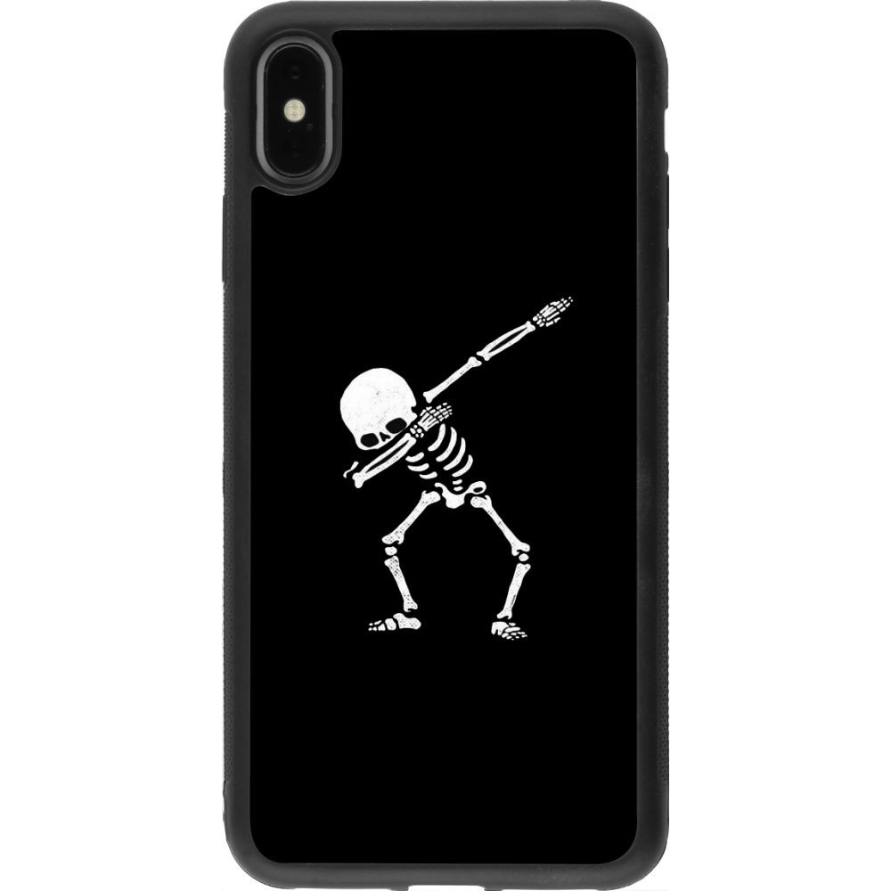 Coque iPhone Xs Max - Silicone rigide noir Halloween 19 09