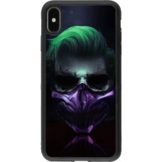 Coque iPhone Xs Max - Silicone rigide noir Halloween 20 21