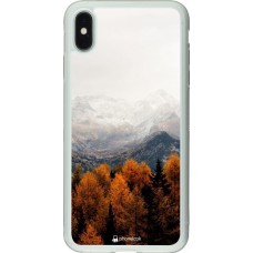 Hülle iPhone Xs Max - Silikon transparent Autumn 21 Forest Mountain