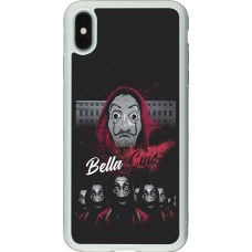 Coque iPhone Xs Max - Silicone rigide transparent Bella Ciao