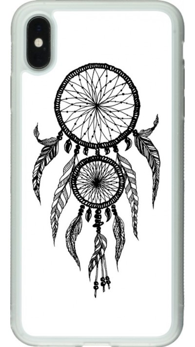 Coque iPhone Xs Max - Silicone rigide transparent Dreamcatcher 02