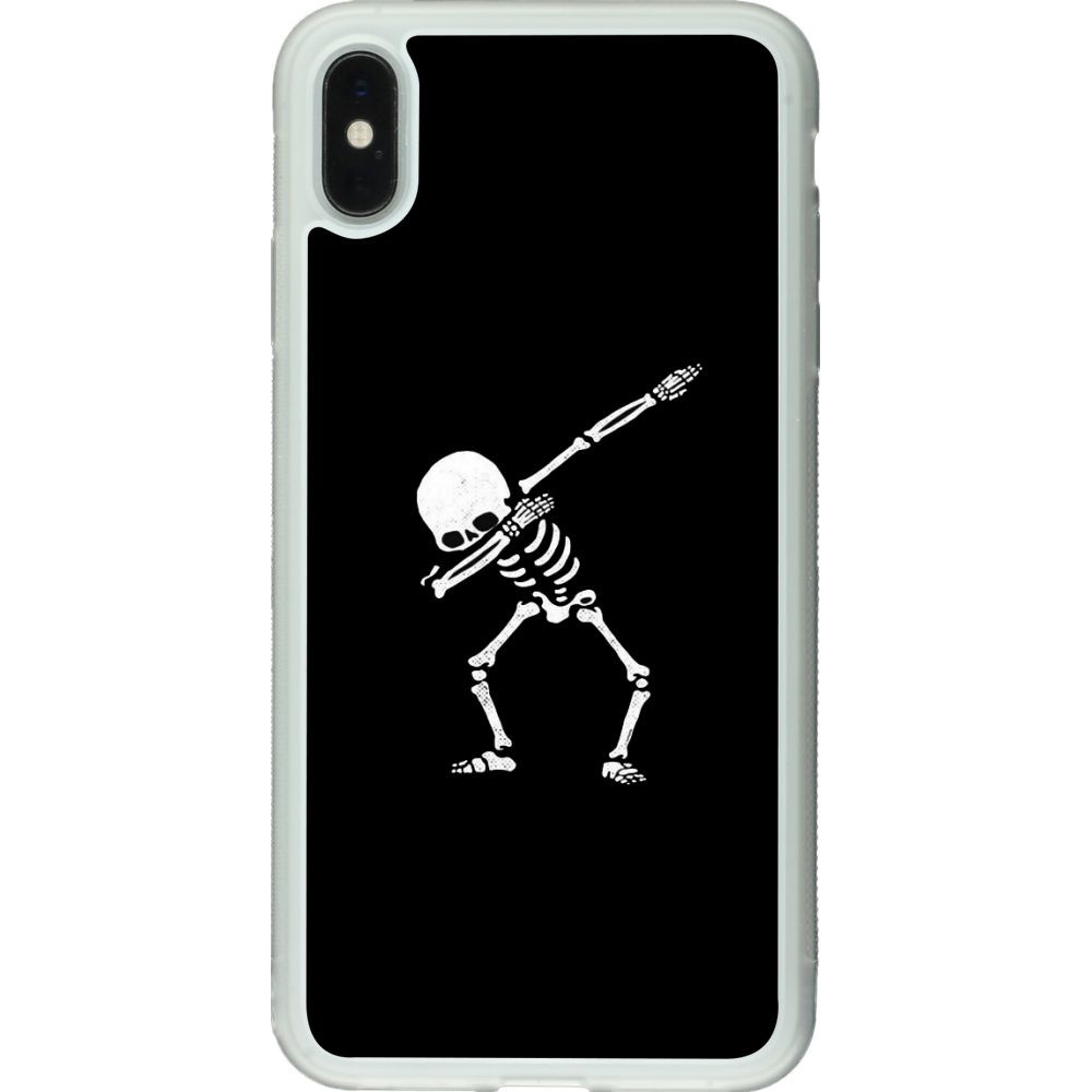 Coque iPhone Xs Max - Silicone rigide transparent Halloween 19 09