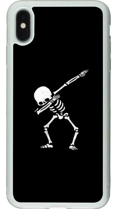 Coque iPhone Xs Max - Silicone rigide transparent Halloween 19 09
