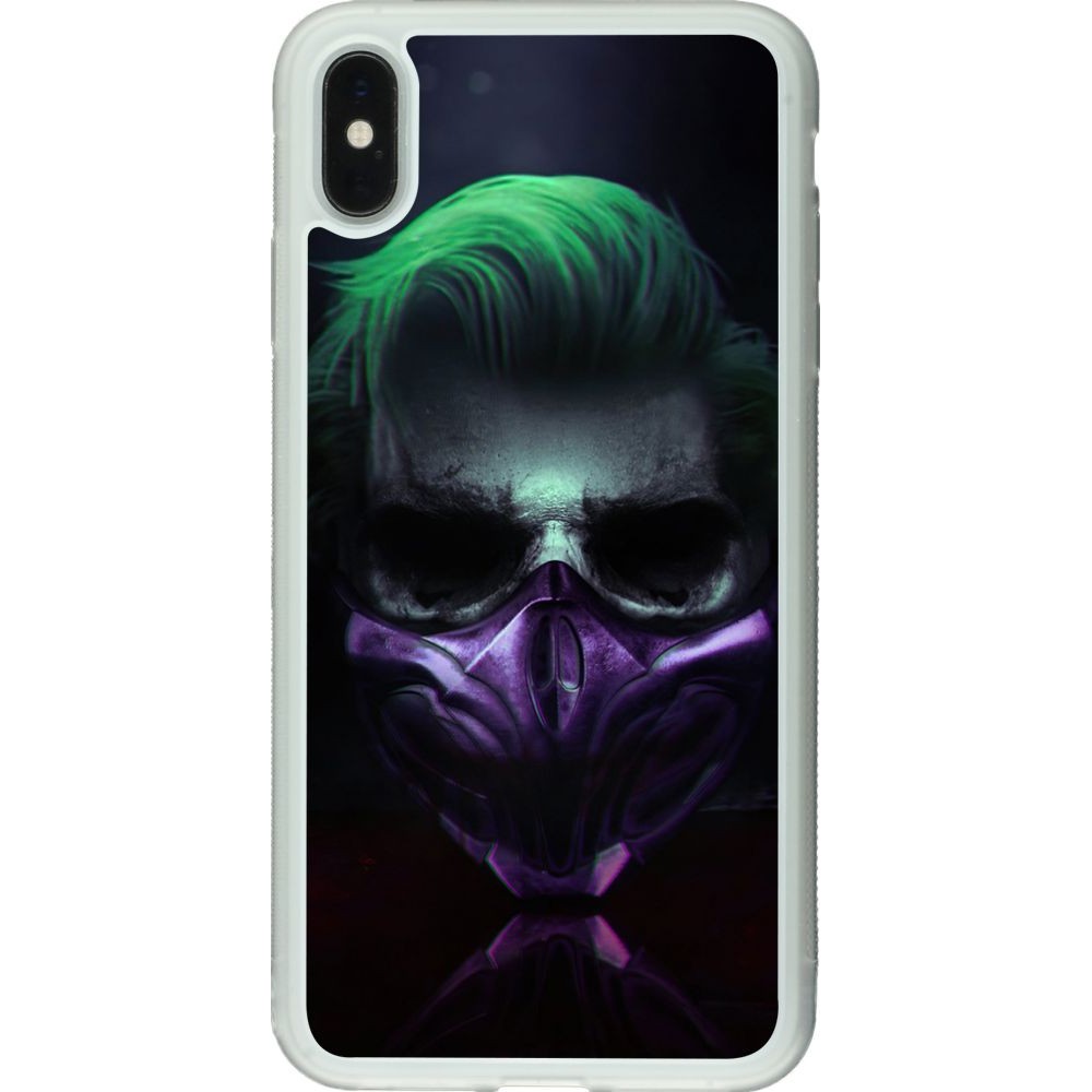 Coque iPhone Xs Max - Silicone rigide transparent Halloween 20 21