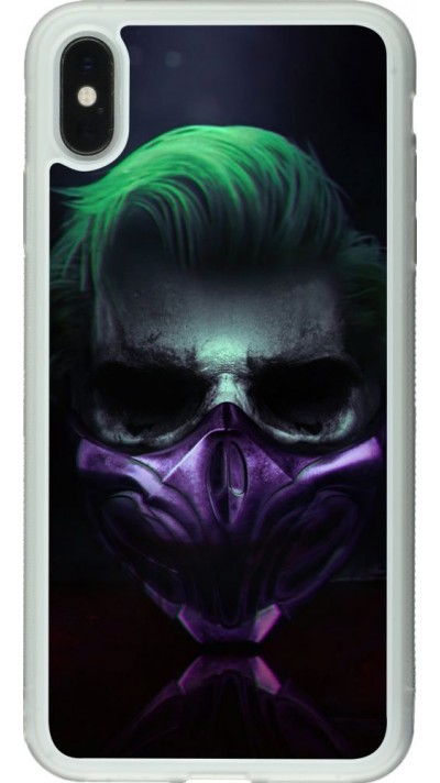 Coque iPhone Xs Max - Silicone rigide transparent Halloween 20 21
