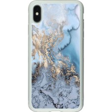 Hülle iPhone Xs Max - Silikon transparent Marble 04