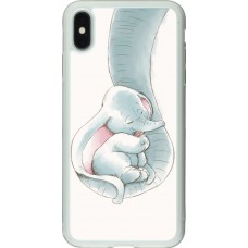 Coque iPhone Xs Max - Silicone rigide transparent Mom 1903