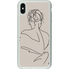 Coque iPhone Xs Max - Silicone rigide transparent Salnikova 05