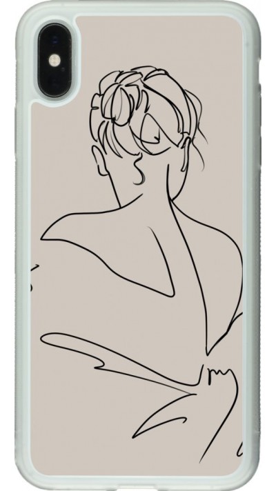 Hülle iPhone Xs Max - Silikon transparent Salnikova 05