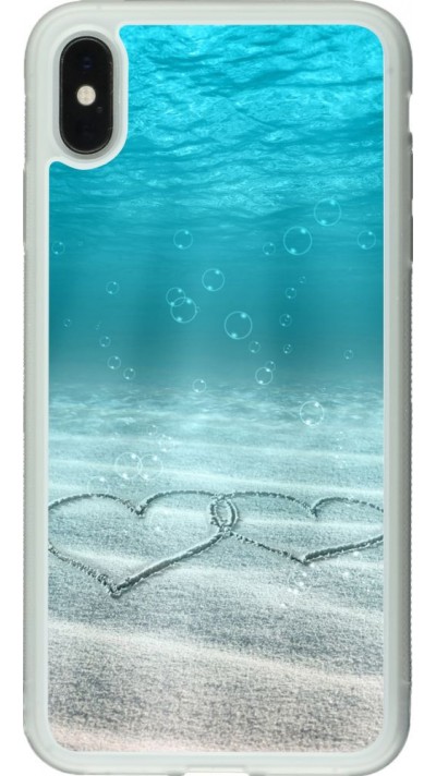 Coque iPhone Xs Max - Silicone rigide transparent Summer 18 19