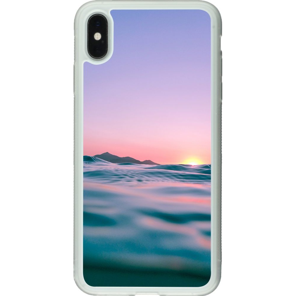 Coque iPhone Xs Max - Silicone rigide transparent Summer 2021 12