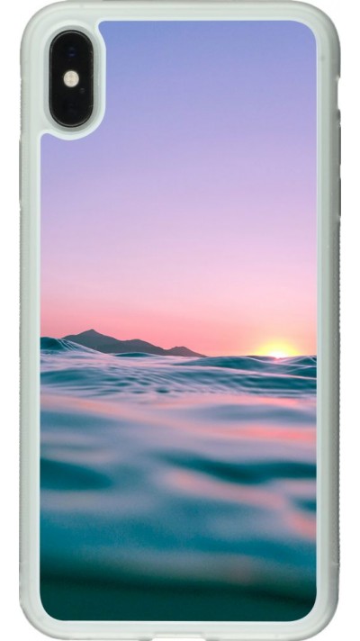Coque iPhone Xs Max - Silicone rigide transparent Summer 2021 12