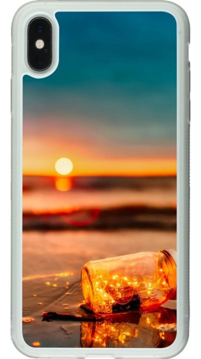 Coque iPhone Xs Max - Silicone rigide transparent Summer 2021 16