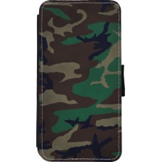Hülle iPhone Xs Max - Wallet schwarz Camouflage 3