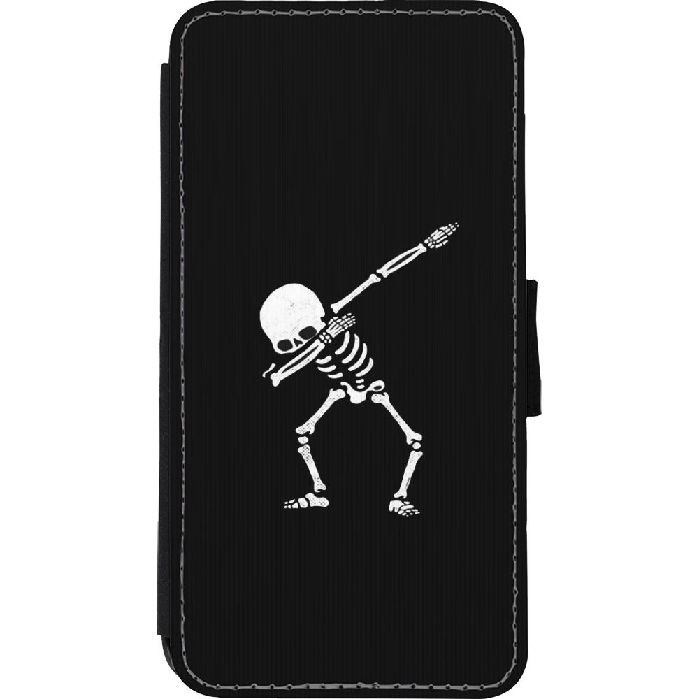 Coque iPhone Xs Max - Wallet noir Halloween 19 09