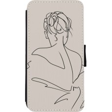 Hülle iPhone Xs Max - Wallet schwarz Salnikova 05