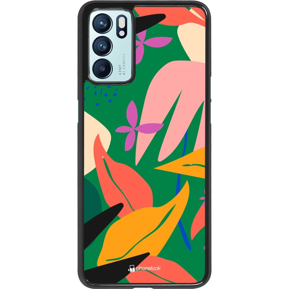 Coque Oppo Reno6 5G - Abstract Jungle