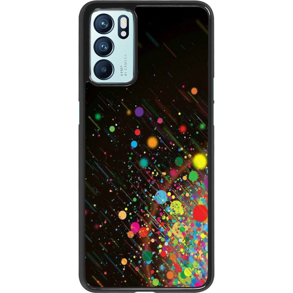 Coque Oppo Reno6 5G - Abstract Bubble Lines