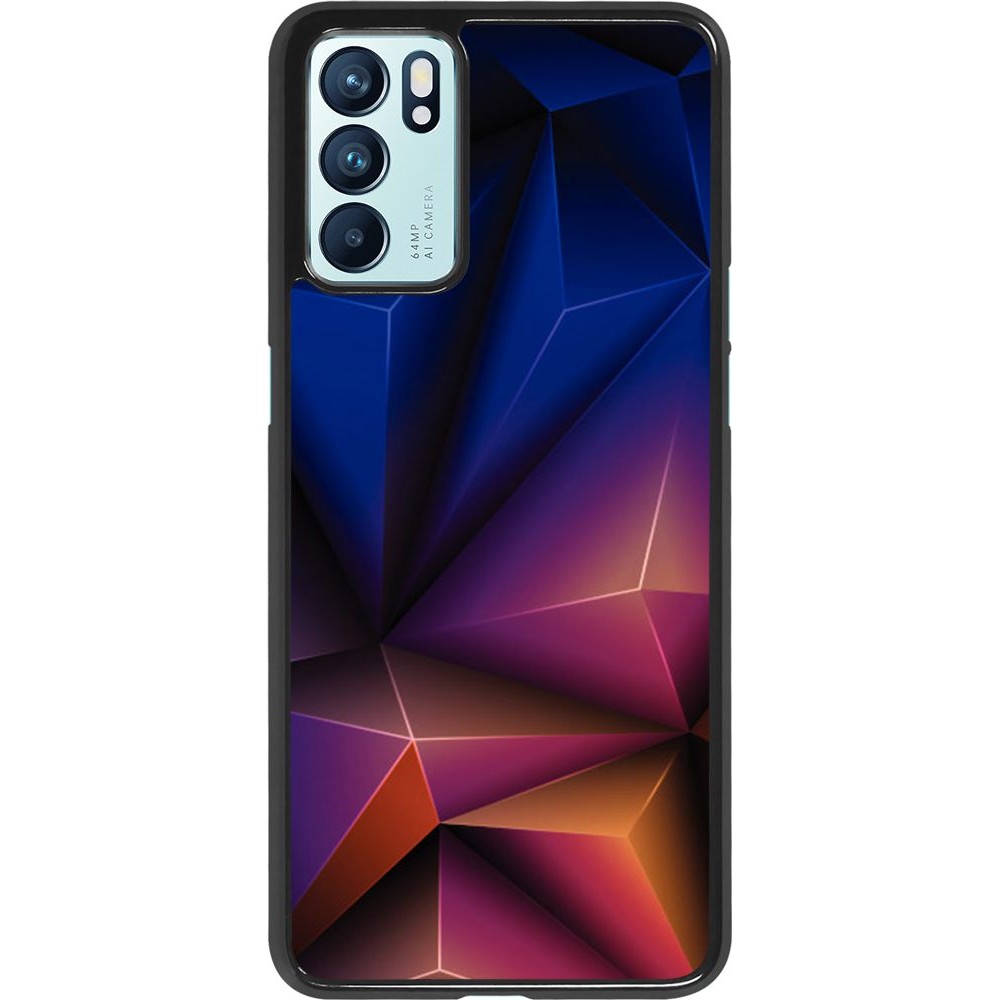 Hülle Oppo Reno6 5G - Abstract Triangles 