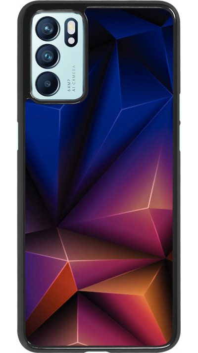 Hülle Oppo Reno6 5G - Abstract Triangles 