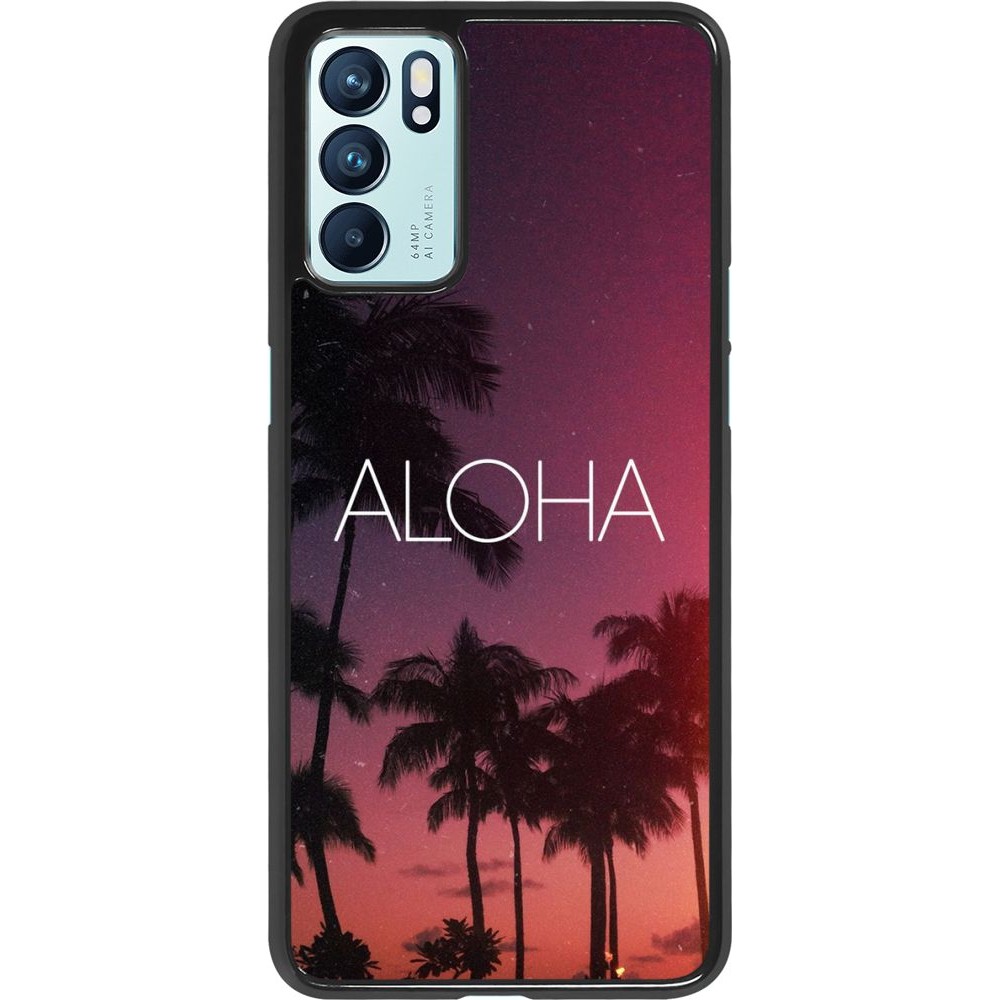 Coque Oppo Reno6 5G - Aloha Sunset Palms
