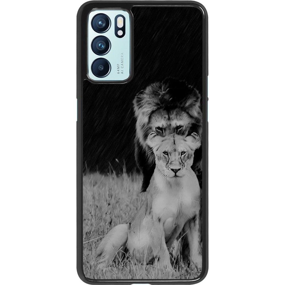 Coque Oppo Reno6 5G - Angry lions