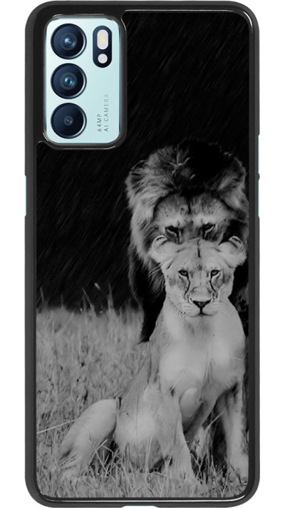 Coque Oppo Reno6 5G - Angry lions