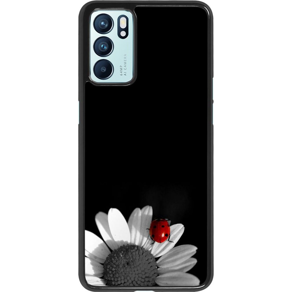 Coque Oppo Reno6 5G - Black and white Cox