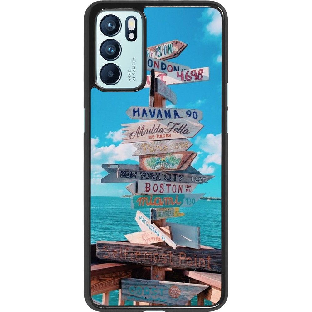 Coque Oppo Reno6 5G - Cool Cities Directions