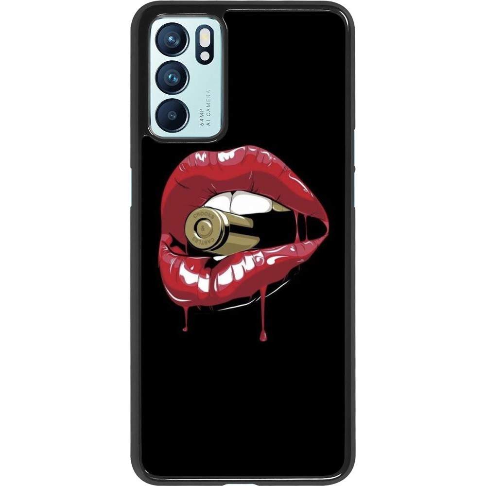 Coque Oppo Reno6 5G - Lips bullet