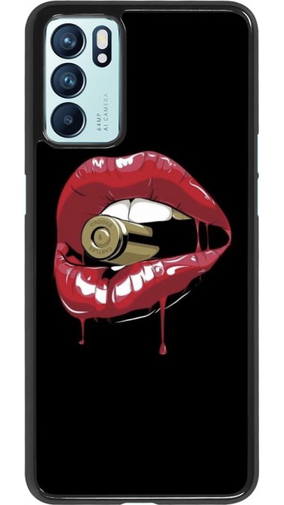 Coque Oppo Reno6 5G - Lips bullet