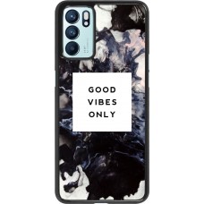 Hülle Oppo Reno6 5G - Marble Good Vibes Only