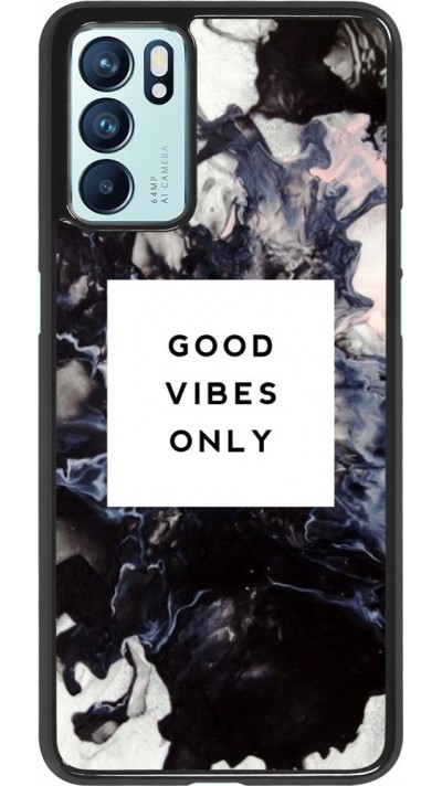 Hülle Oppo Reno6 5G - Marble Good Vibes Only