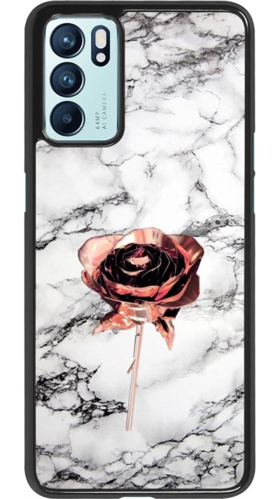 Coque Oppo Reno6 5G - Marble Rose Gold