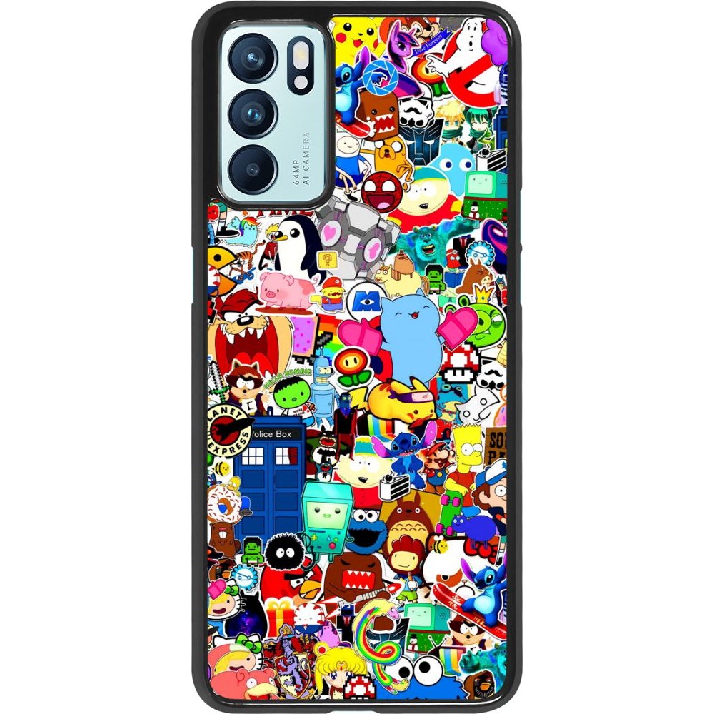 Coque Oppo Reno6 5G - Mixed cartoons