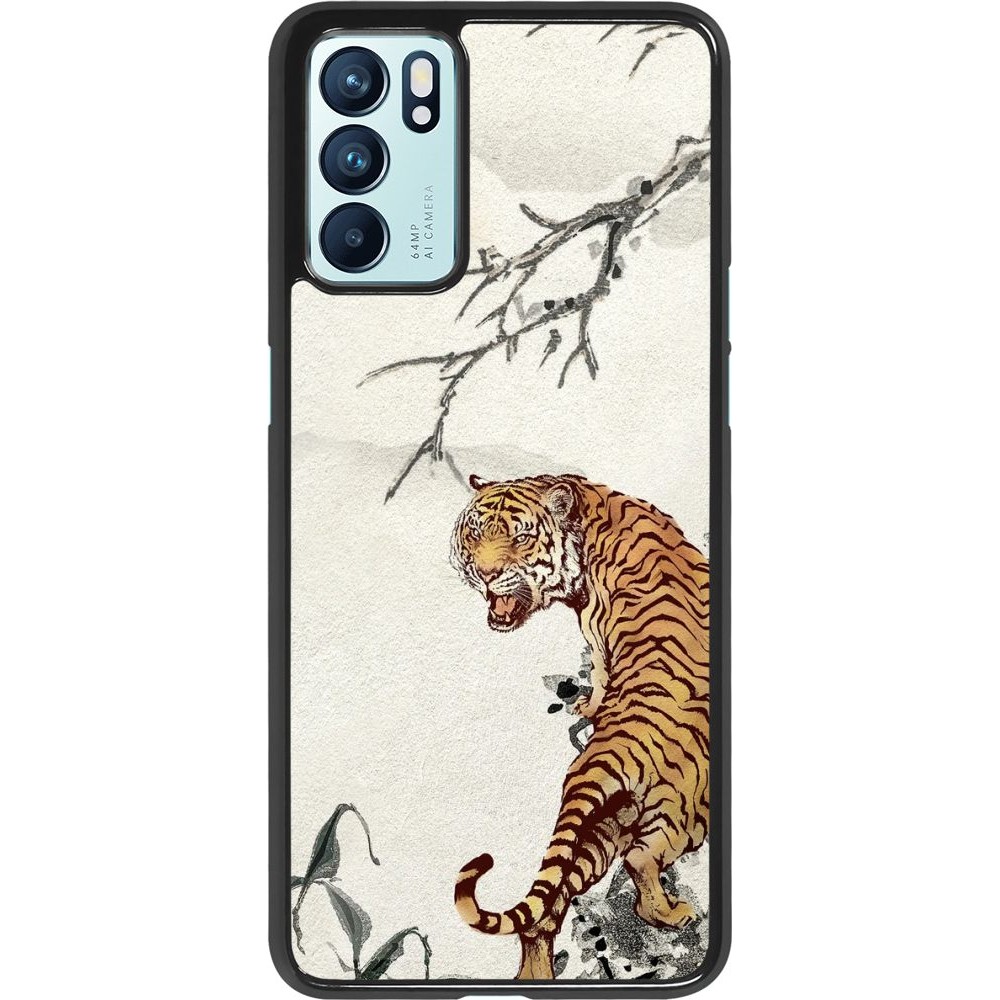 Coque Oppo Reno6 5G - Roaring Tiger