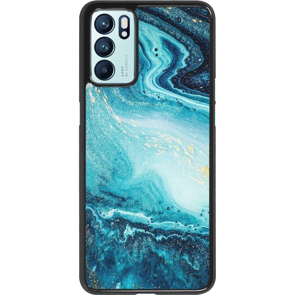 Hülle Oppo Reno6 5G - Sea Foam Blue