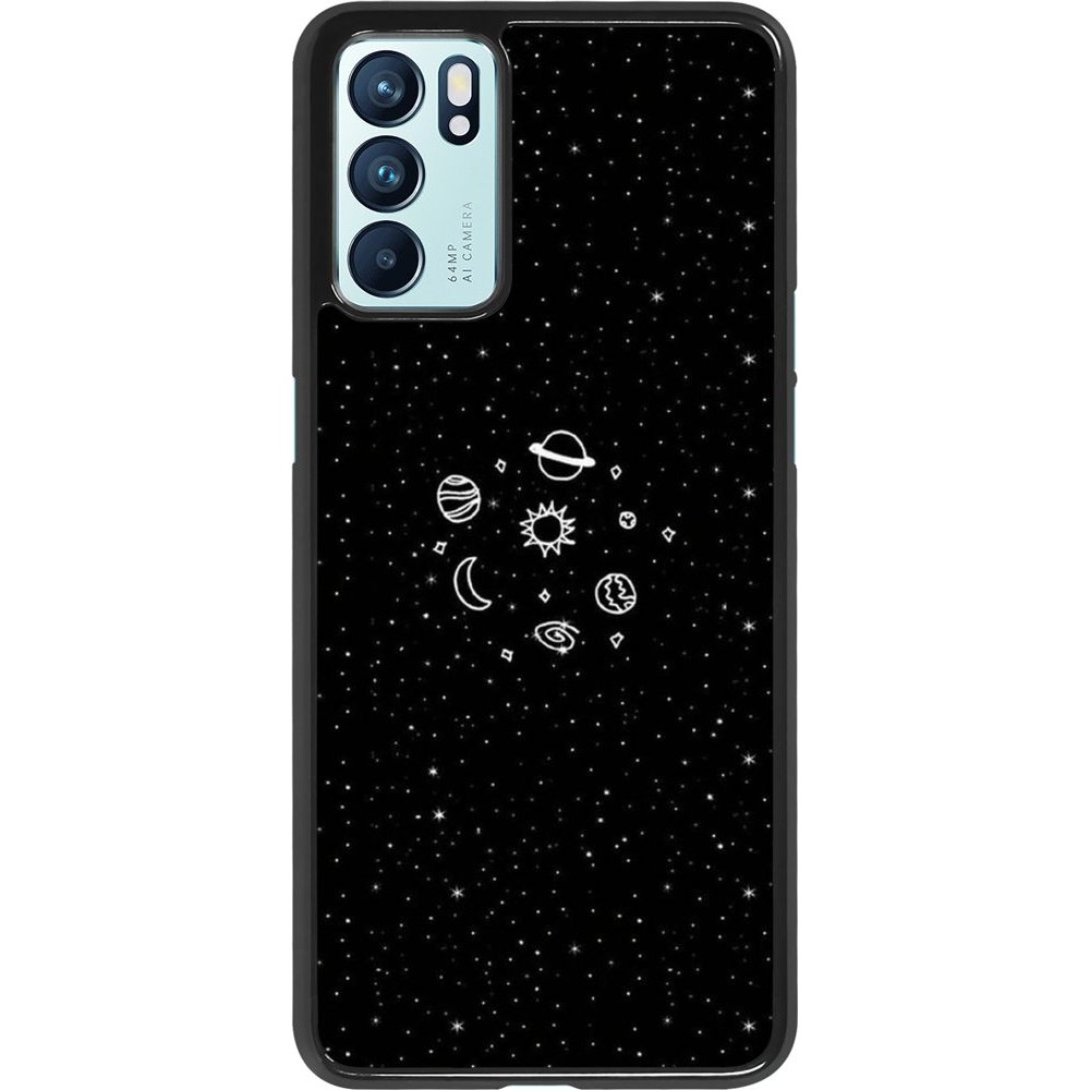 Coque Oppo Reno6 5G - Space Doodle