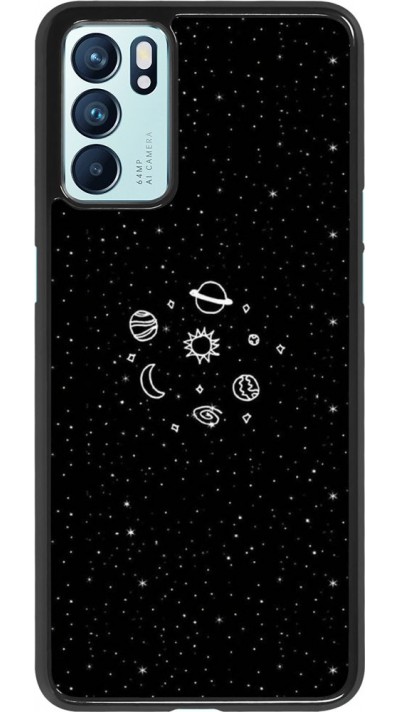 Coque Oppo Reno6 5G - Space Doodle