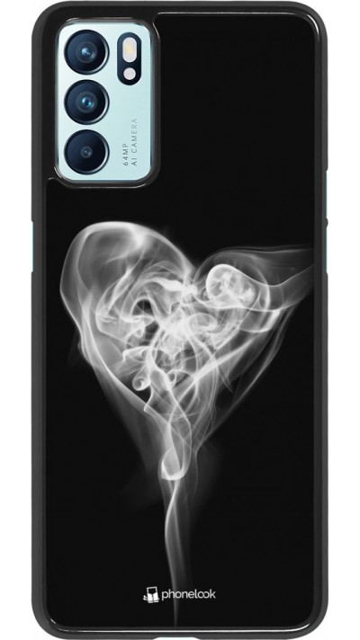 Hülle Oppo Reno6 5G - Valentine 2022 Black Smoke