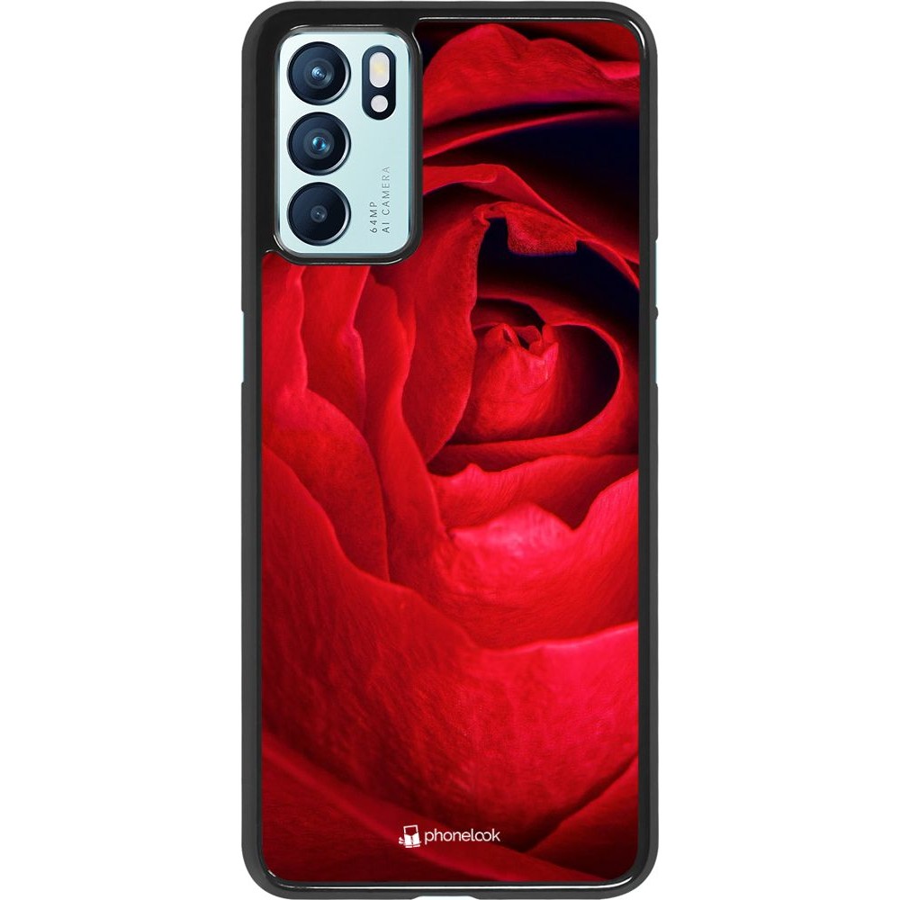 Coque Oppo Reno6 5G - Valentine 2022 Rose