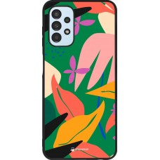 Coque Samsung Galaxy A13 - Silicone rigide noir Abstract Jungle