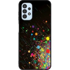 Hülle Samsung Galaxy A13 - Silikon schwarz Abstract Bubble Lines