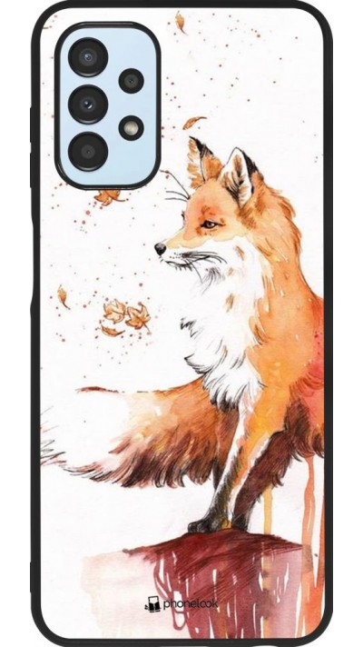 Coque Samsung Galaxy A13 - Silicone rigide noir Autumn 21 Fox